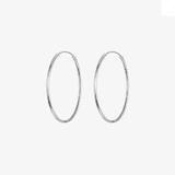 Cercei din argint 925 Simple Silver Earrings Hoops