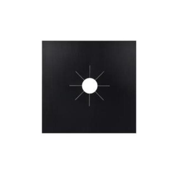 Set 4 x Folii de Protectie din Teflon pentru Plita si Aragaz , Reutilizabile , Negru