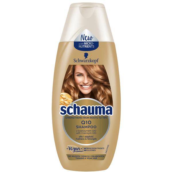 Sampon cu coenzima q10 pentru par fragil si subtire - schwarzkopf schauma q10 shampoo for thinning   weak hair, 250 ml
