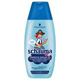 Sampon si Gel de Dus pentru Baieti pentru Par si Piele - Schwarzkopf Schauma Kids Shampoo & Shower Gel, 250 ml