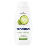 Sampon Fortifiant cu Ceai Matcha pentru Radacini Grase si Varfuri Uscate - Schwarzkopf Schauma Fresh Matcha Shampoo for Greasy Roots & Dry Tips, 400 ml