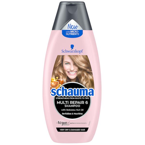 Sampon Reparator Pentru Par Foarte Uscat si Deteriorat – Schwarzkopf Schauma Multi Repair 6 Shampoo for Very Dry & Damaged Hair, 400 ml esteto.ro imagine noua