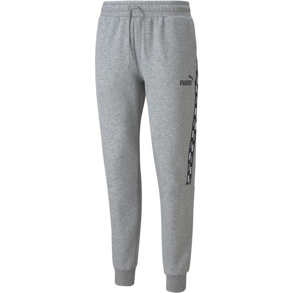Pantaloni barbati puma power tape sweat 58939703, m, gri