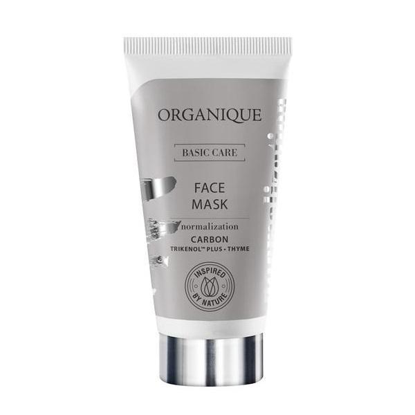 Masca faciala normalizarea tenului cu carbune activ, Organique, 50 ml