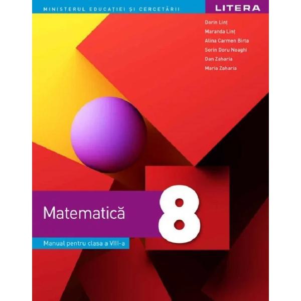 Matematica. manual clasa a 8-a - dorin lint