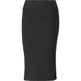 Fusta femei Puma Classics Ribbed Midi 53161801, XXL, Negru