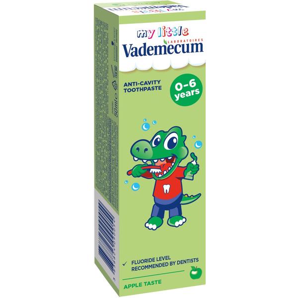 Pasta de Dinti cu Aroma de Mere pentru Copii 0-6 Ani - Vademecum Laboratoires My Little 0-6 Years Anti-Cavity ToothPaste Apple Taste, 50 ml