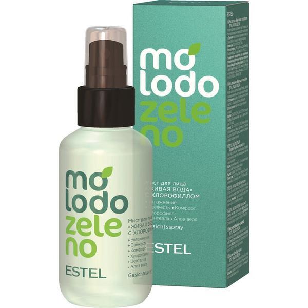 Spay - Mist revigorant pentru fata cu clorofila si centella Estel Molodo Zeleno, 100 ml