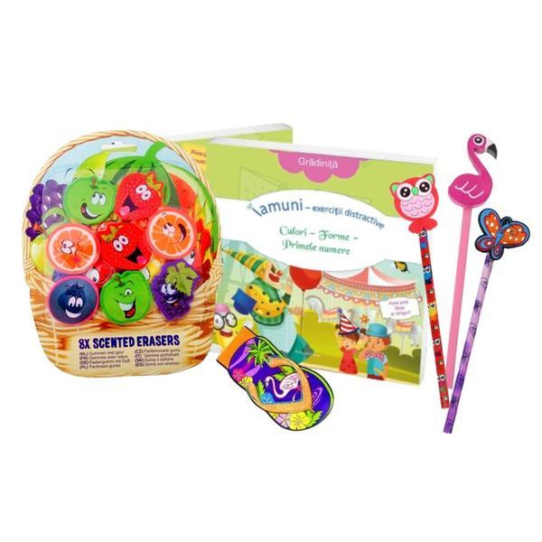 Pachet cu carte pentru copii, +3 ani, model 025