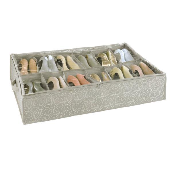 Organizator depozitare pantofi, balance, taupe, 74x15x60 cm