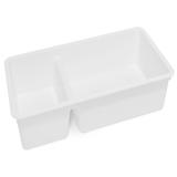 Organizator multifunctional, alb, 32x17x6 cm - Maxdeco