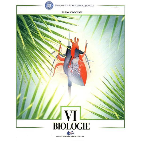 Biologie - clasa 6 - manual - elena crocnan, editura didactica si pedagogica