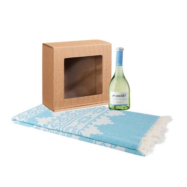 Set gourmet The J. P. Chenet Turquoise ( Prosop + Sticla mini 0.25l )