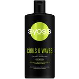 Sampon pentru Par Cret sau Ondulat - Syoss Professional Performance Japanese Inspired Curls & Waves Shampoo for Wavy & Curly Hair, 440 ml