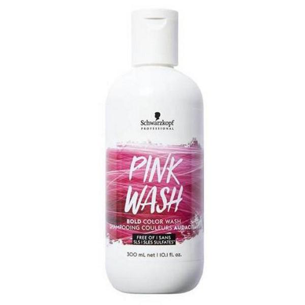 Sampon Colorant Roz – Schwarzkopf Professional Pink Wash Bold Color Wash, 300 ml