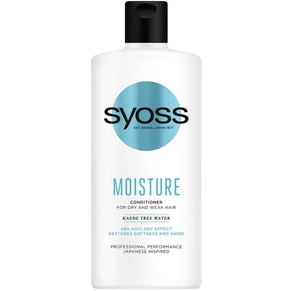 Balsam Hidratant pentru Par Uscat si Fragil – Syoss Professional Performance Japanese Inspired Moisture Conditioner For Dry and Weak Hair, 440 ml 440 imagine noua