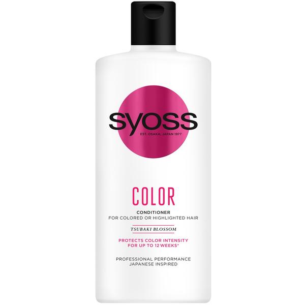 Balsam pentru par vopsit - syoss professional performance japanese inspired color conditioner for colored of highlighted hair, 440 ml