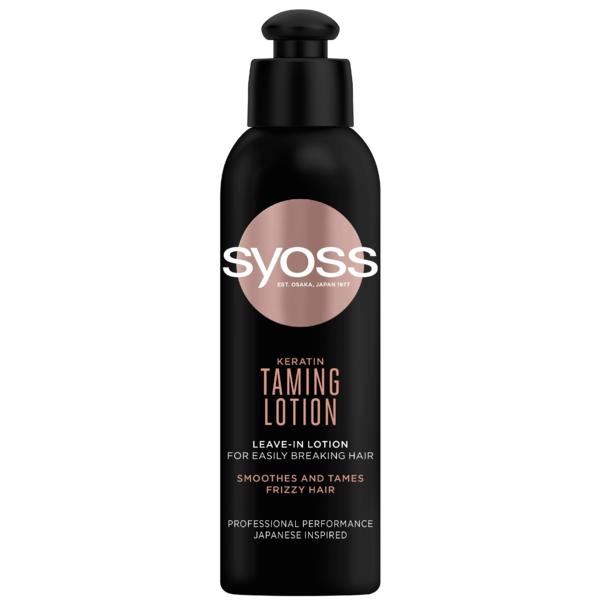 Lotiune cu Keratina pentru Par Indisciplinat Predispus la Rupere – Syoss Professional Performance Japanese Inspired Keratin Taming Lotion Leave-in for Easily Breaking Hair, 150 ml 150 imagine noua