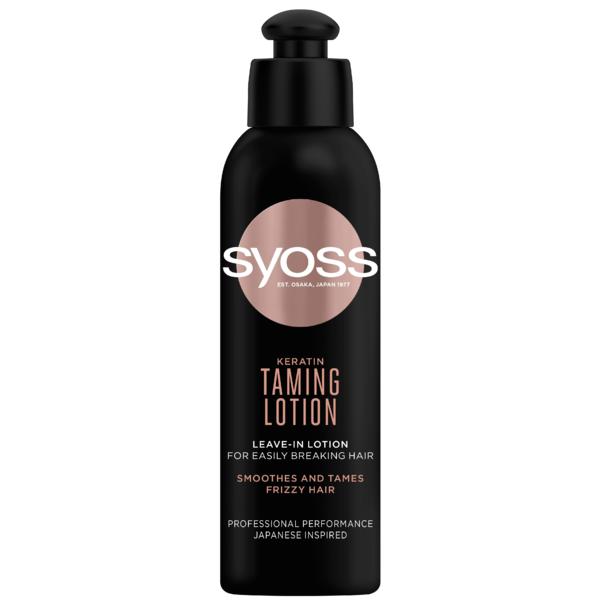 Lotiune cu Keratina pentru Par Indisciplinat Predispus la Rupere - Syoss Professional Performance Japanese Inspired Keratin Taming Lotion Leave-in for Easily Breaking Hair, 150 ml