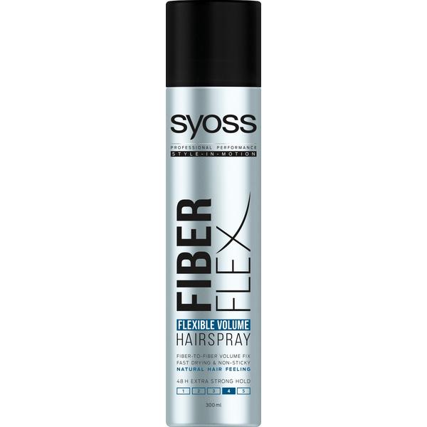 Spray Fixativ pentru Volum cu Fixare Puternica - Syoss Professional Performance Style-in-Motion Fiber Flex Flexible Volume Hairspray, 300 ml