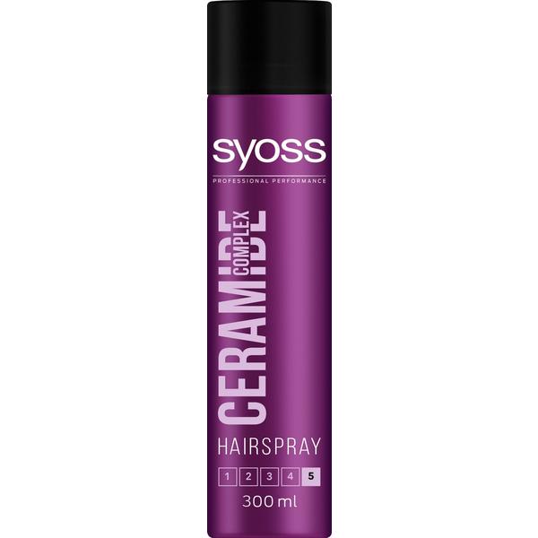 Spray Fixativ cu Ceramide pentru Fixare Foarte Puternica – Syoss Professional Performance Ceramide Complex Hairspray, 300 ml