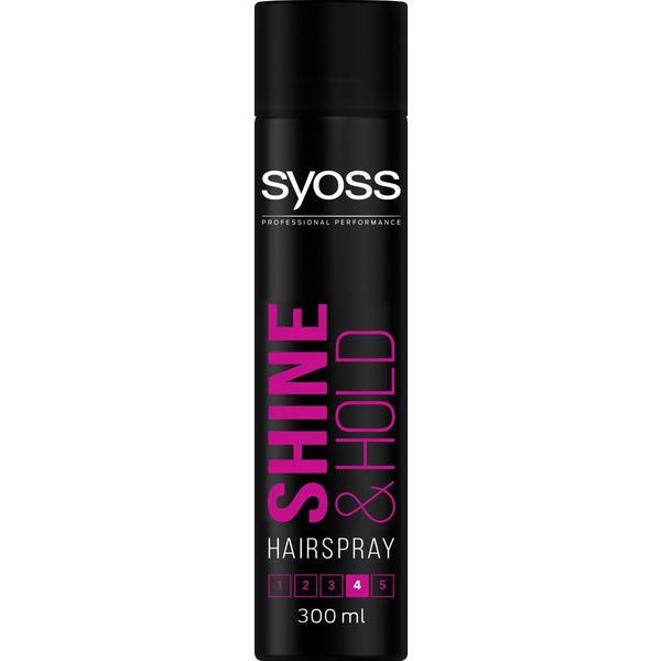 Spray Fixativ pentru Stralucire si Fixare Puternica – Syoss Professional Performance Shine & Hold Hairspray, 300 ml Syoss esteto.ro