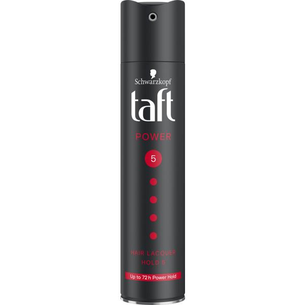 Spray Fixativ cu Fixare Foarte Puternica – Schwarzkopf Taft Power Hair Lacquer Hold 5, 250 ml esteto.ro