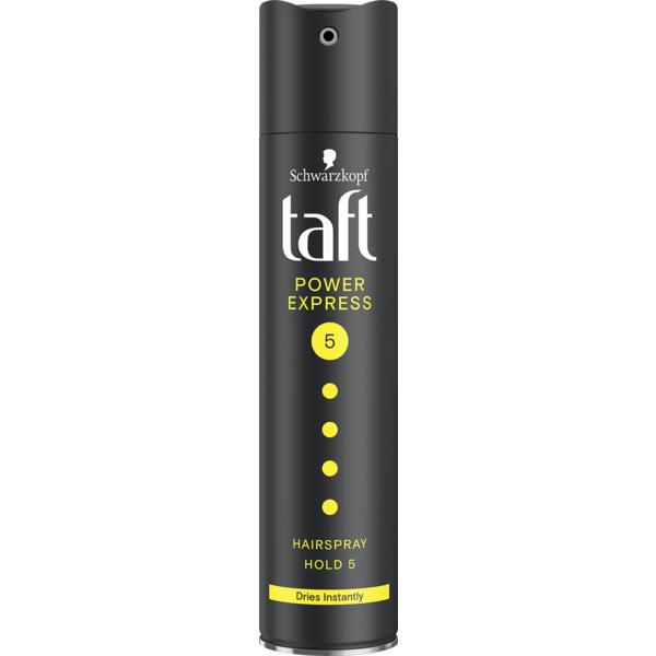 Spray Fixativ cu Fixare Foarte Puternica – Schwarzkopf Taft Power Express Hairspray Hold 5, 250 ml esteto.ro