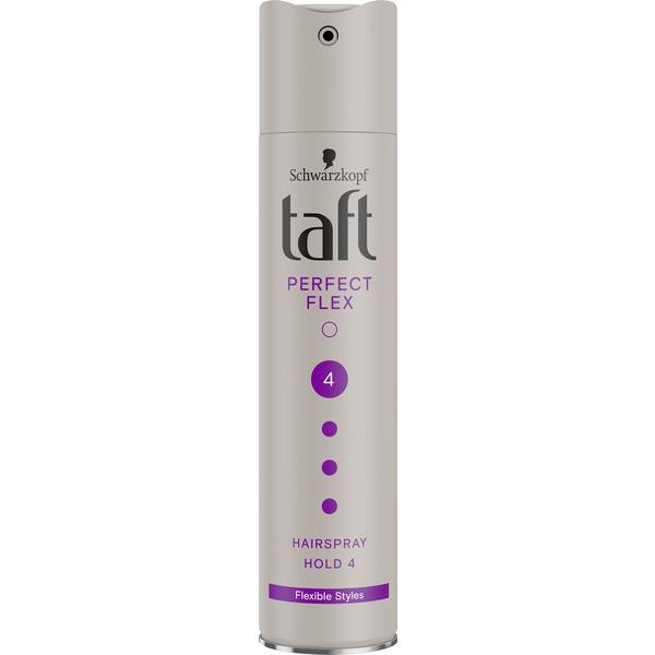 Spray Fixativ cu Fixare Puternica si Flexibila – Schwarzkopf Taft Perfect Flex Hairspray Hold 4, 250 ml esteto.ro