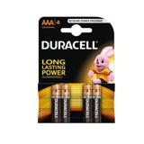 Baterii alcaline Duracell AAAK4, LR03, 4 buc