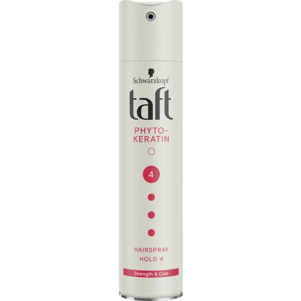 Spray Fixativ cu Keratina pentru Fixare Puternica - Schwarzkopf Taft Phyto-Keratin Hairspray Hold 4, 250 ml