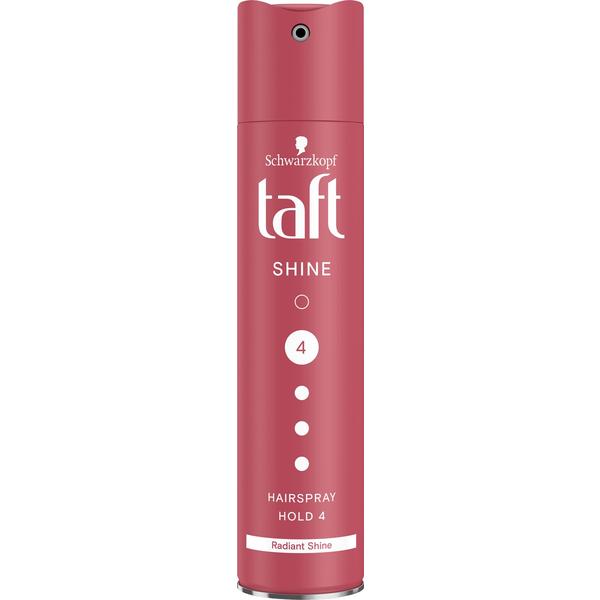 Spray Fixativ pentru Stralucire si Fixare Puternica – Schwarzkopf Taft Shine Hairspray Hold 4, 250 ml Taft esteto.ro
