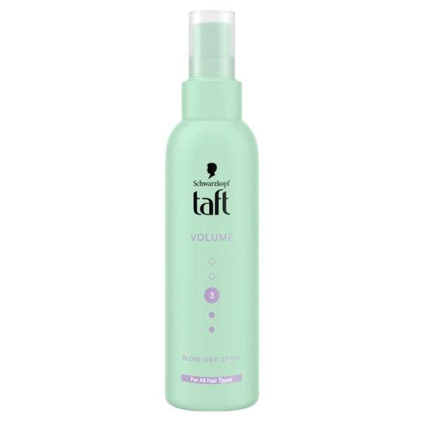 Spray Fixativ pentru Volum si Fixare Puternica pentru Toate Tipurile de Par - Schwarzkopf Taft Volume Blow-Dry-Spray Hold 3 for All Hair Types, 150 ml