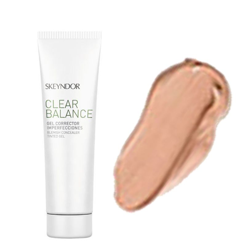Baza Corectoare Nuanta Deschisa - Skeyndor Clear Balance Blemish Concealer Tinted Gel Light Skin 30 ml