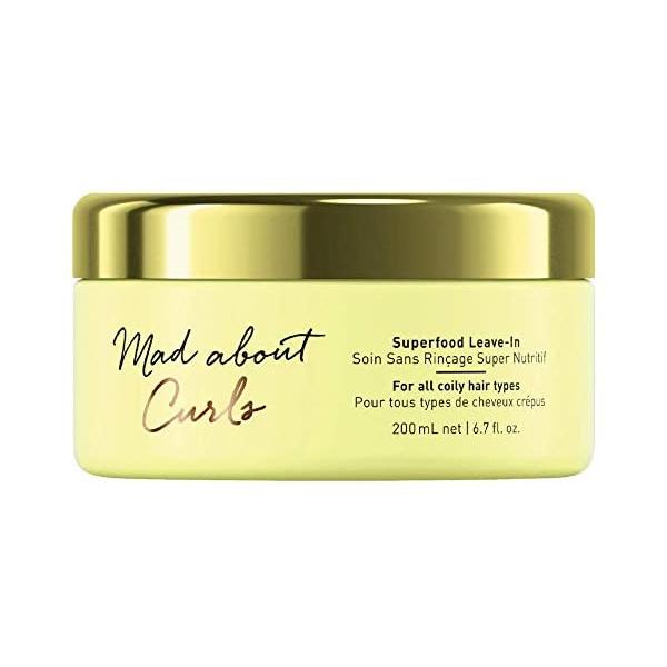 Tratament Nutritiv fara Clatire pentru Toate Tipurile de Par Cret – Schwarzkopf Mad About Curls Superfood Leave-In for All Coily Hair Types, 200 ml esteto.ro imagine noua