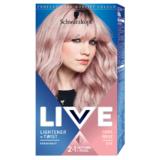 Vopsea de Par Permanenta - Schwarzkopf Live Color Lighter + Twist Permanent 2 in 1 Lightener + Pastel, nuanta 101 Cool Rose