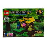 Set de constructie JLB cu minifigurine, 159 piese, Minecraft