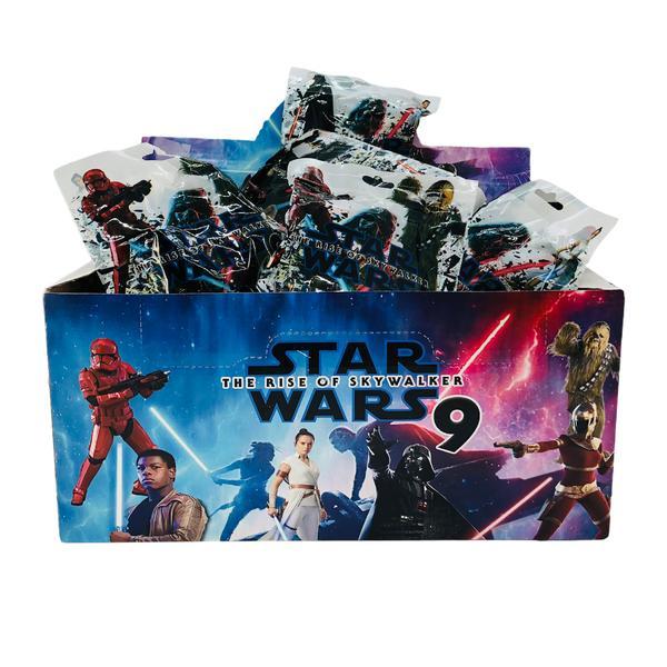 Kit 24 plicuri star wars rise of skywalker, cu figurina si cartonase surpriza, mistery box