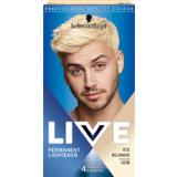 Decolorant Permanenta pentru Barbati - Schwarzkopf Live Permanent Lightener, nuanta 00B Blonde Ice