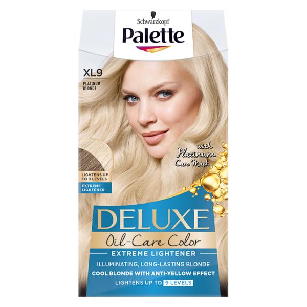 Decolorant de Par Permanent – Schwarzkopf Palette Deluxe Oil-Care Color Extreme Lightener, nuanta XL9 Platinum Blonde Blonde poza noua reduceri 2022