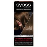 Vopsea de Par Permanenta - Syoss Professional Performance Permanent Coloration Baseline, nuanta 5_8 Hezelnut Brown