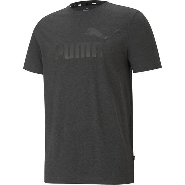 Tricou barbati puma essentials heather 58673607, m, gri
