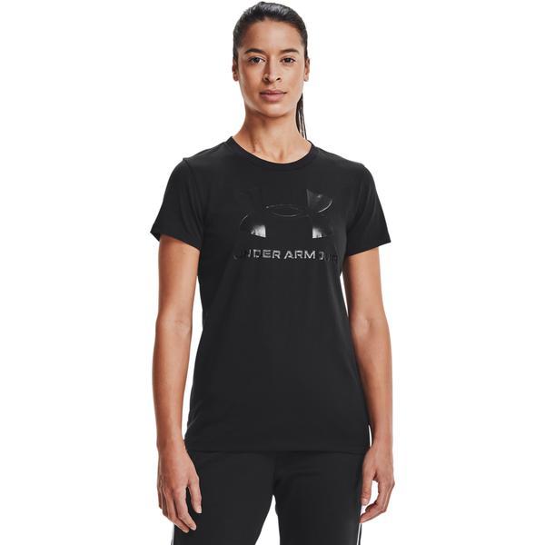 Tricou femei under armour sportstyle graphic 1356305-002, xs, negru