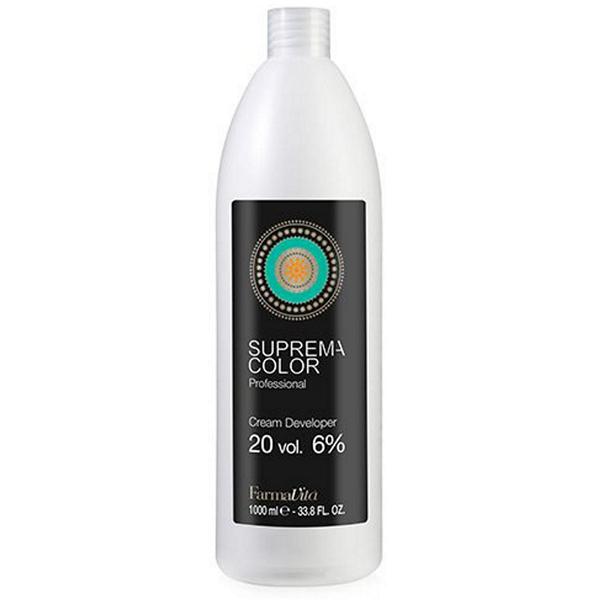 Oxidant Permanent 20 vol. 6% – FarmaVita Suprema Color Professional Cream Developer 20 vol. 6%, 1000 ml esteto.ro