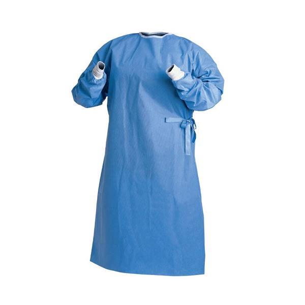 Halat de protectie si consultatii unica folosinta 40 gr/m2, albastru