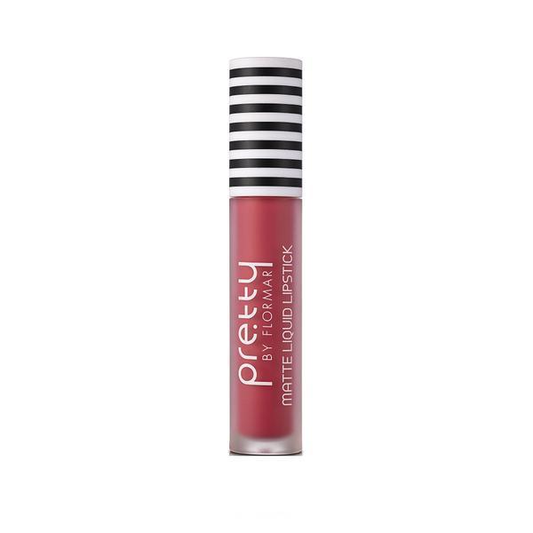Ruj lichid pretty by flormar matte coral pink 016, 6.5ml