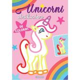 Unicorni stralucitori de colorat: Roz, editura Girasol