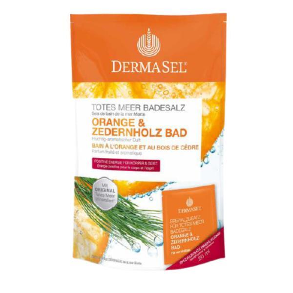 Sare de baie Portocale si Cedru, Dermasel, 400 g + 20 ml Dermasel Dermasel