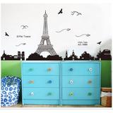 Sticker Decorativ Turnul Eiffel, 185 x 70 cm