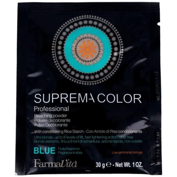 Pudra Decoloranta – FarmaVita Suprema Color Professional Bleaching Powder Blue, 30 g esteto.ro